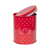 Stylish Red Coffee Jar