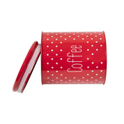 Stylish Red Coffee Jar