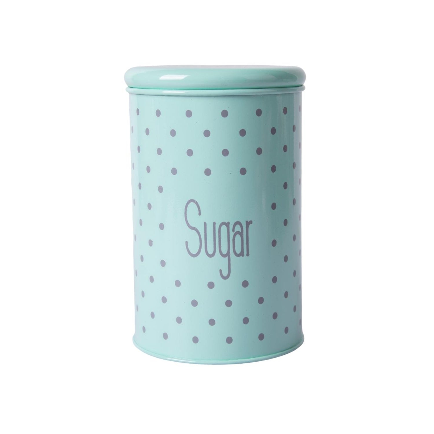 Tea & Sugar Jar (Each 900 Ml) + Cookie & Namkeen Jar (Each 1700 Ml) - Polka Dot Green, Set Of 4