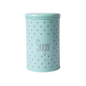 Tea & Sugar Jar (Each 900 Ml) + Cookie & Namkeen Jar (Each 1700 Ml) - Polka Dot Green, Set Of 4