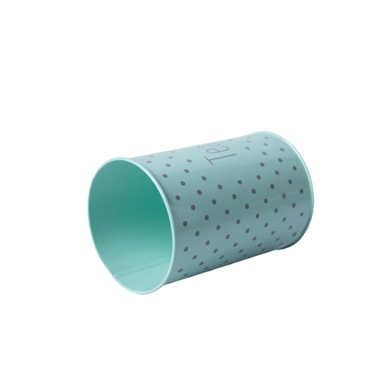 Tea & Sugar Jar (Each 900 Ml) + Cookie & Namkeen Jar (Each 1700 Ml) - Polka Dot Green, Set Of 4