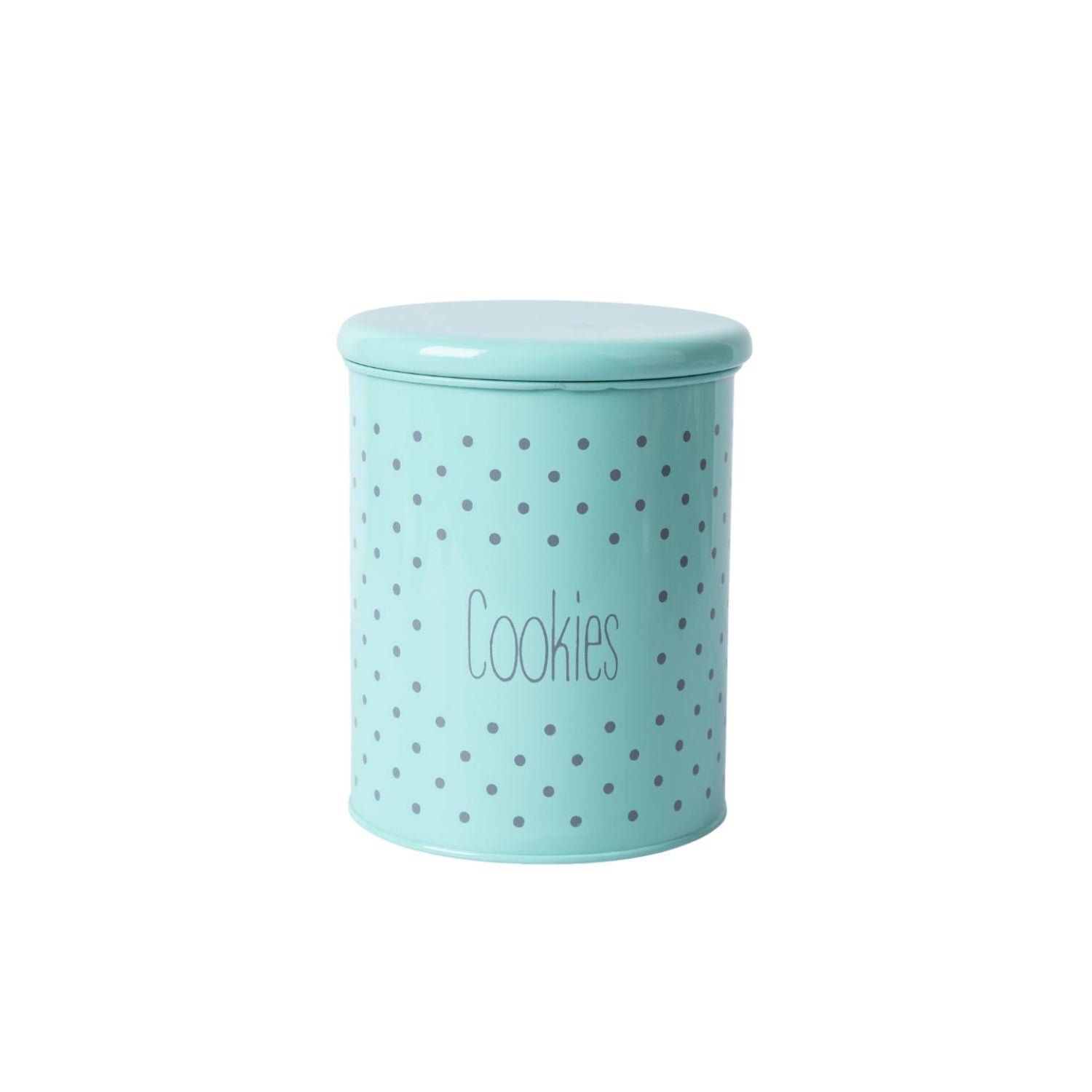 Tea & Sugar Jar (Each 900 Ml) + Cookie & Namkeen Jar (Each 1700 Ml) - Polka Dot Green, Set Of 4