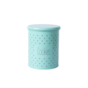 Tea & Sugar Jar (Each 900 Ml) + Cookie & Namkeen Jar (Each 1700 Ml) - Polka Dot Green, Set Of 4