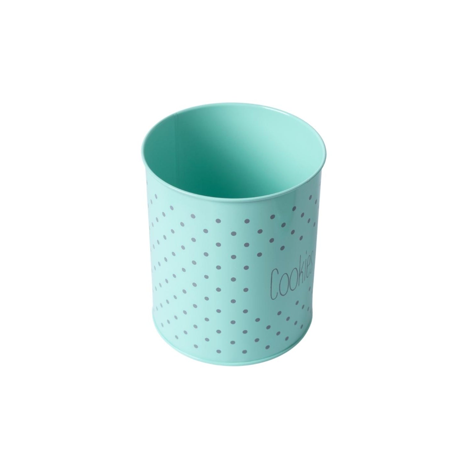 Tea & Sugar Jar (Each 900 Ml) + Cookie & Namkeen Jar (Each 1700 Ml) - Polka Dot Green, Set Of 4