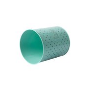 Tea & Sugar Jar (Each 900 Ml) + Cookie & Namkeen Jar (Each 1700 Ml) - Polka Dot Green, Set Of 4