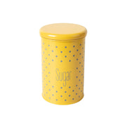 Tea & Sugar Jar (Each 900 Ml) + Cookie & Namkeen Jar (Each 1700 Ml) - Polka Dot Yellow, Set Of 4