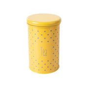 Tea & Sugar Jar (Each 900 Ml) + Cookie & Namkeen Jar (Each 1700 Ml) - Polka Dot Yellow, Set Of 4