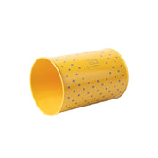 Tea & Sugar Jar (Each 900 Ml) + Cookie & Namkeen Jar (Each 1700 Ml) - Polka Dot Yellow, Set Of 4