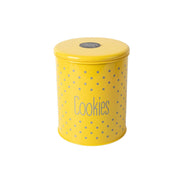 Tea & Sugar Jar (Each 900 Ml) + Cookie & Namkeen Jar (Each 1700 Ml) - Polka Dot Yellow, Set Of 4