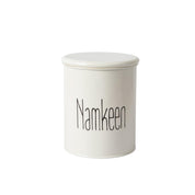 Tea & Sugar Jar (Each 900 Ml) +  Biscuits & Namkeen Jar (Each 1700 Ml) - White, Set Of 4