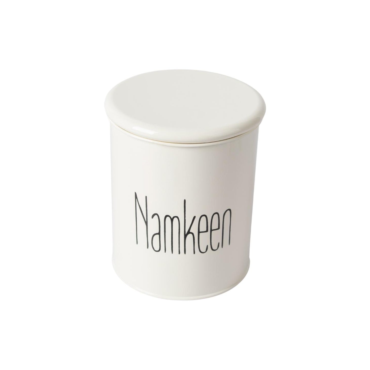 Tea & Sugar Jar (Each 900 Ml) +  Biscuits & Namkeen Jar (Each 1700 Ml) - White, Set Of 4
