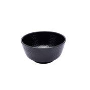 Black Melamine Dinner Set Of 18 Pcs - 6 Full & 6 Quarter Plates + 6 Bowls