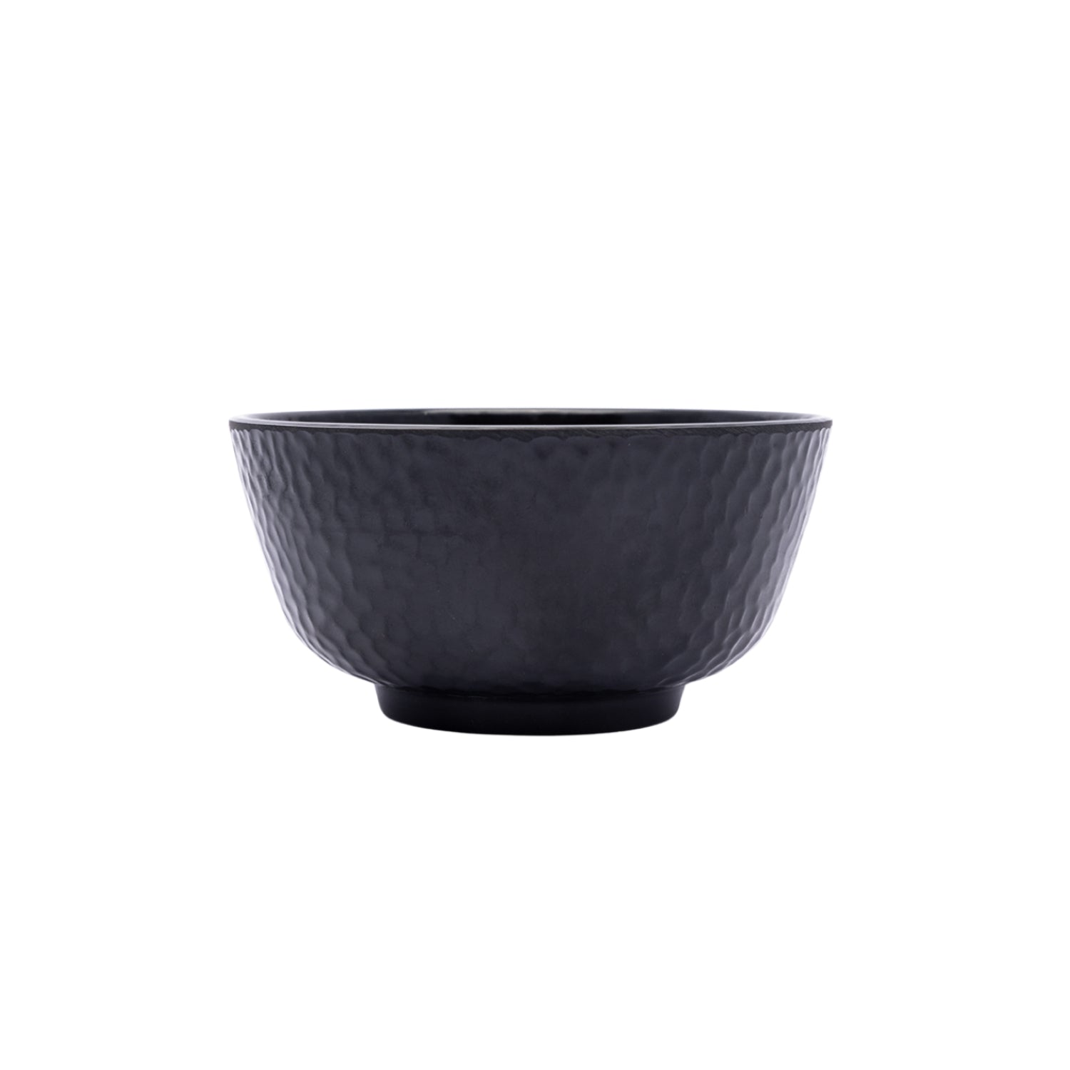 Black Melamine Dinner Set Of 18 Pcs - 6 Full & 6 Quarter Plates + 6 Bowls