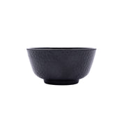 Black Melamine Dinner Set Of 18 Pcs - 6 Full & 6 Quarter Plates + 6 Bowls