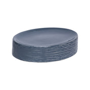 Grey Ceramic Bathroom Set Of 4 - Geometric Pattern, Matte