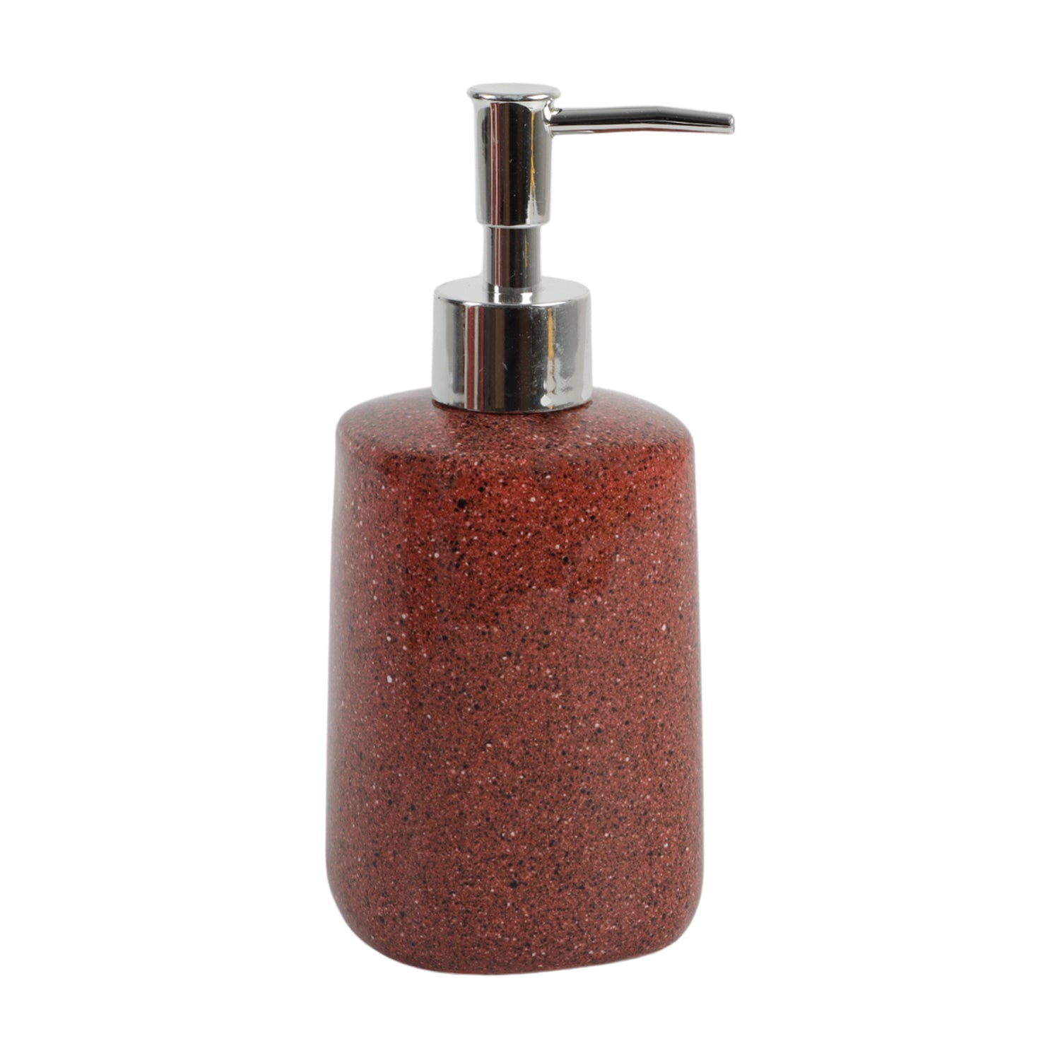 Red Ceramic Bathroom Set Of 4 - Smooth Look, Bath Accessories