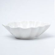 Off White Ceramic Dish - Pack Of 3, Plain