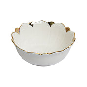 Antique Off White Ceramic Serving Dish - 15 x 15 x 6CM