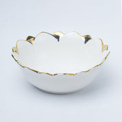 Antique Off White Ceramic Serving Dish - 21 x 21 x 7CM