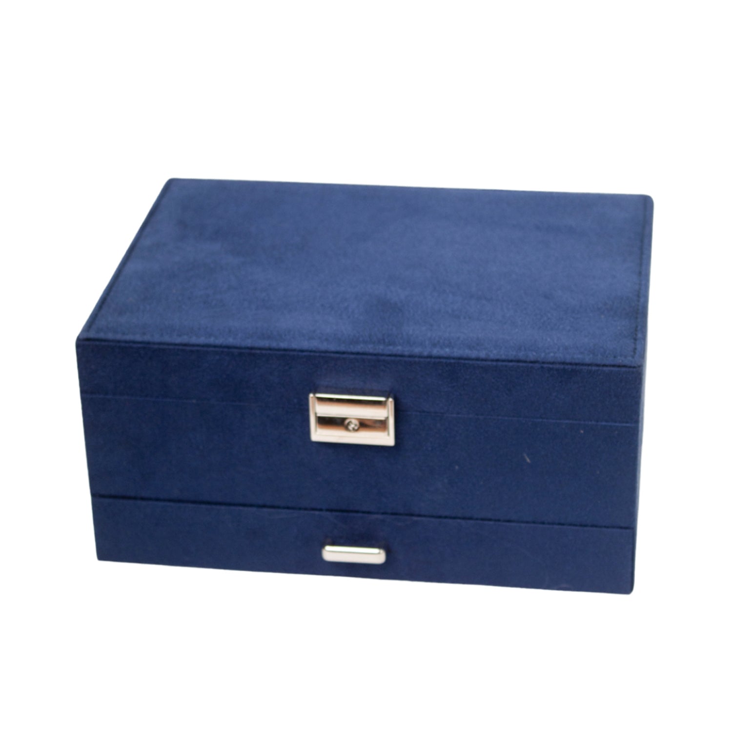 Velvet Blue Jewelry Storage Organizer