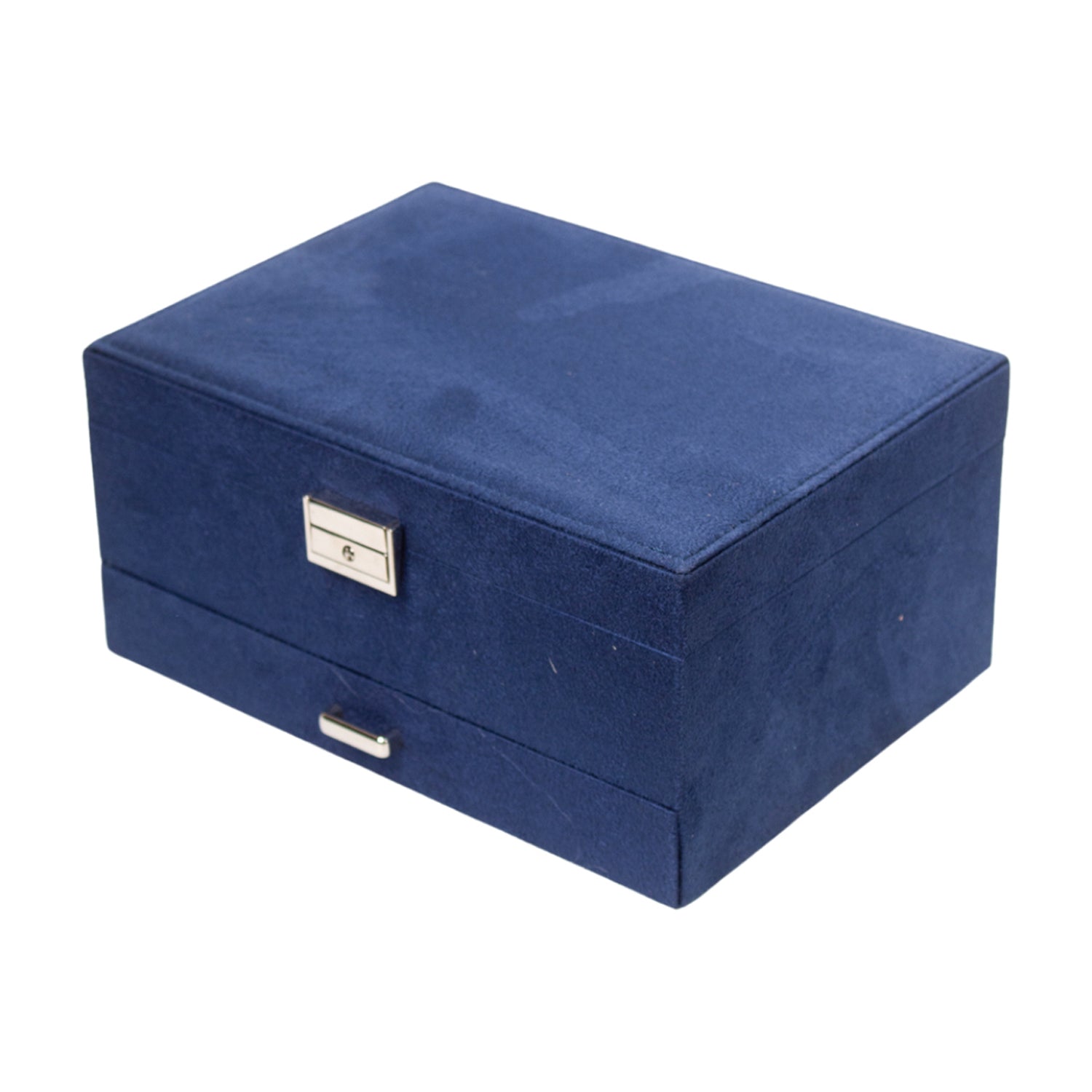 Velvet Blue Jewelry Storage Organizer