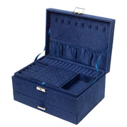 Velvet Blue Jewelry Storage Organizer