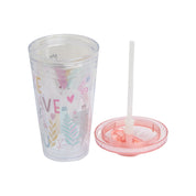 Travel Sipper Cups -Pink, 450ml