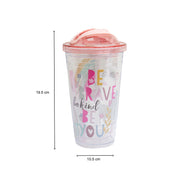 Travel Sipper Cups -Pink, 450ml