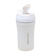 White Stainless Steel Travel Mug 400mL