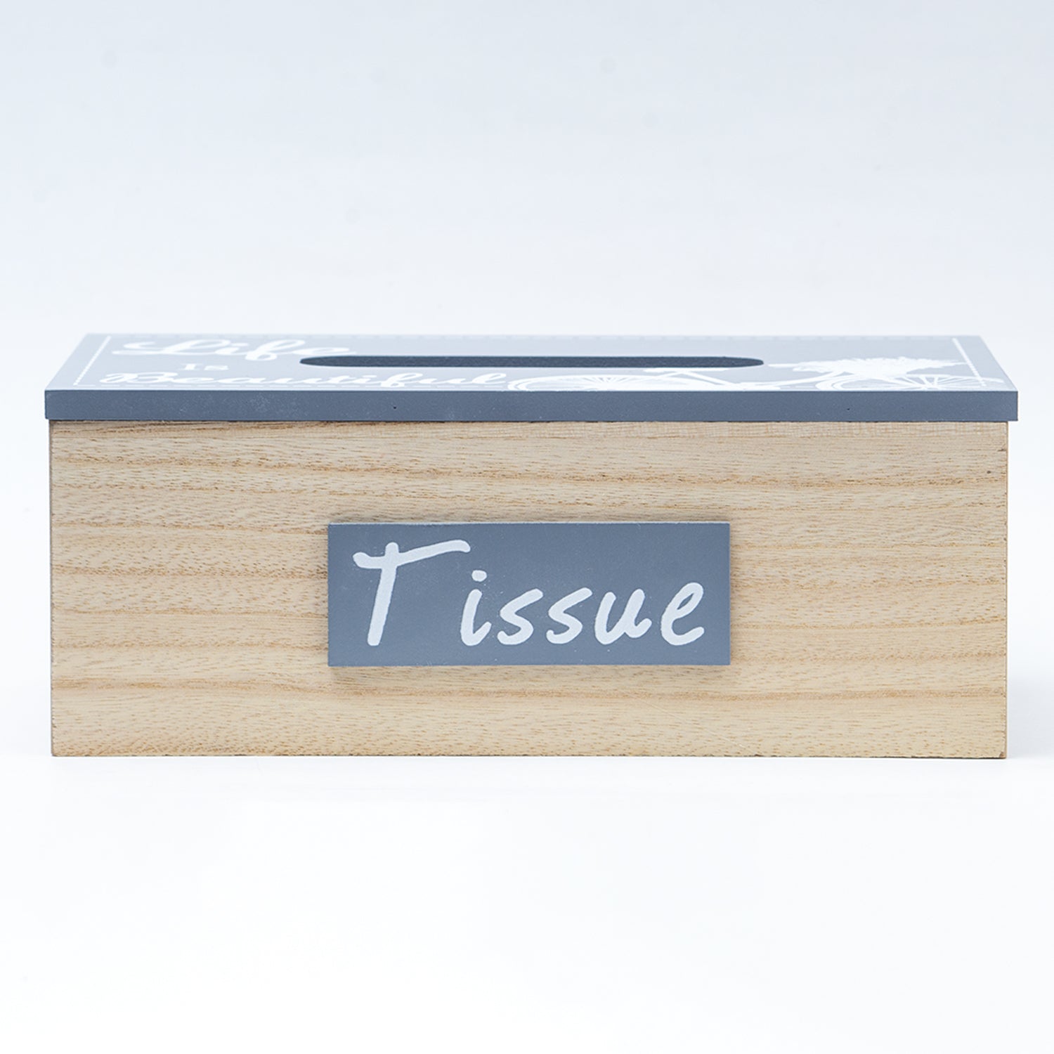 Exquisite Grey Tissue Holder Box