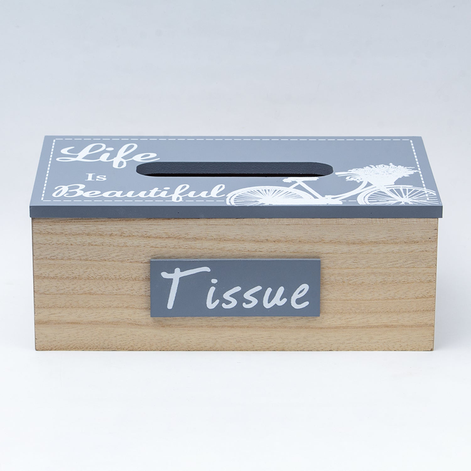 Exquisite Grey Tissue Holder Box
