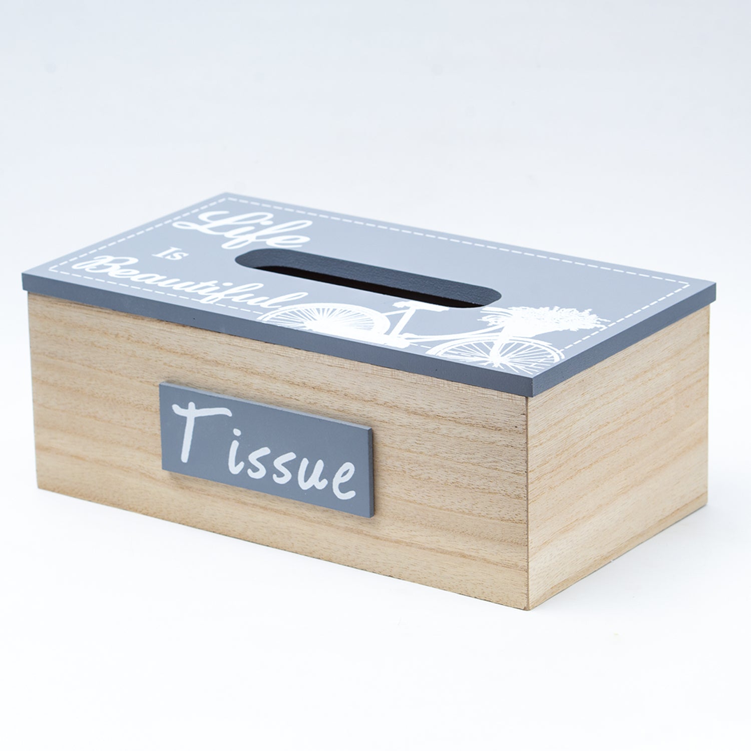 Exquisite Grey Tissue Holder Box