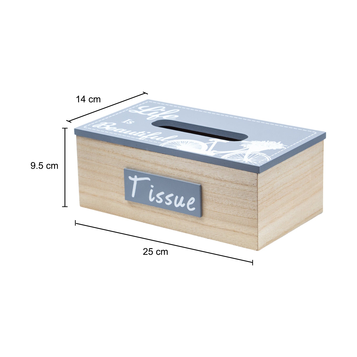 Exquisite Grey Tissue Holder Box