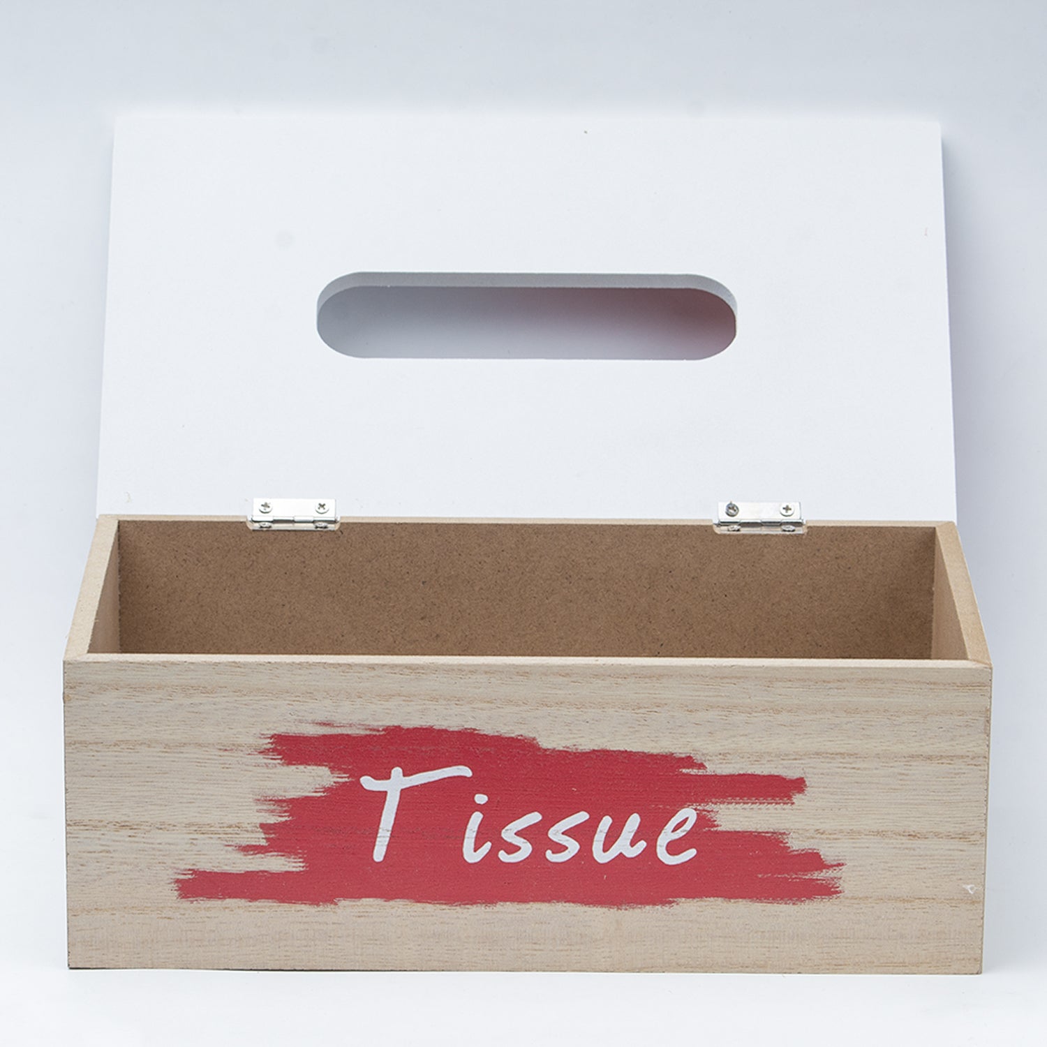 Exquisite White & Red Tissue Holder Box For Home