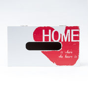 Exquisite White & Red Tissue Holder Box For Home