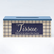 Exquisite Blue Tissue Holder Box For Home