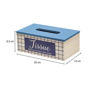 Exquisite Blue Tissue Holder Box For Home