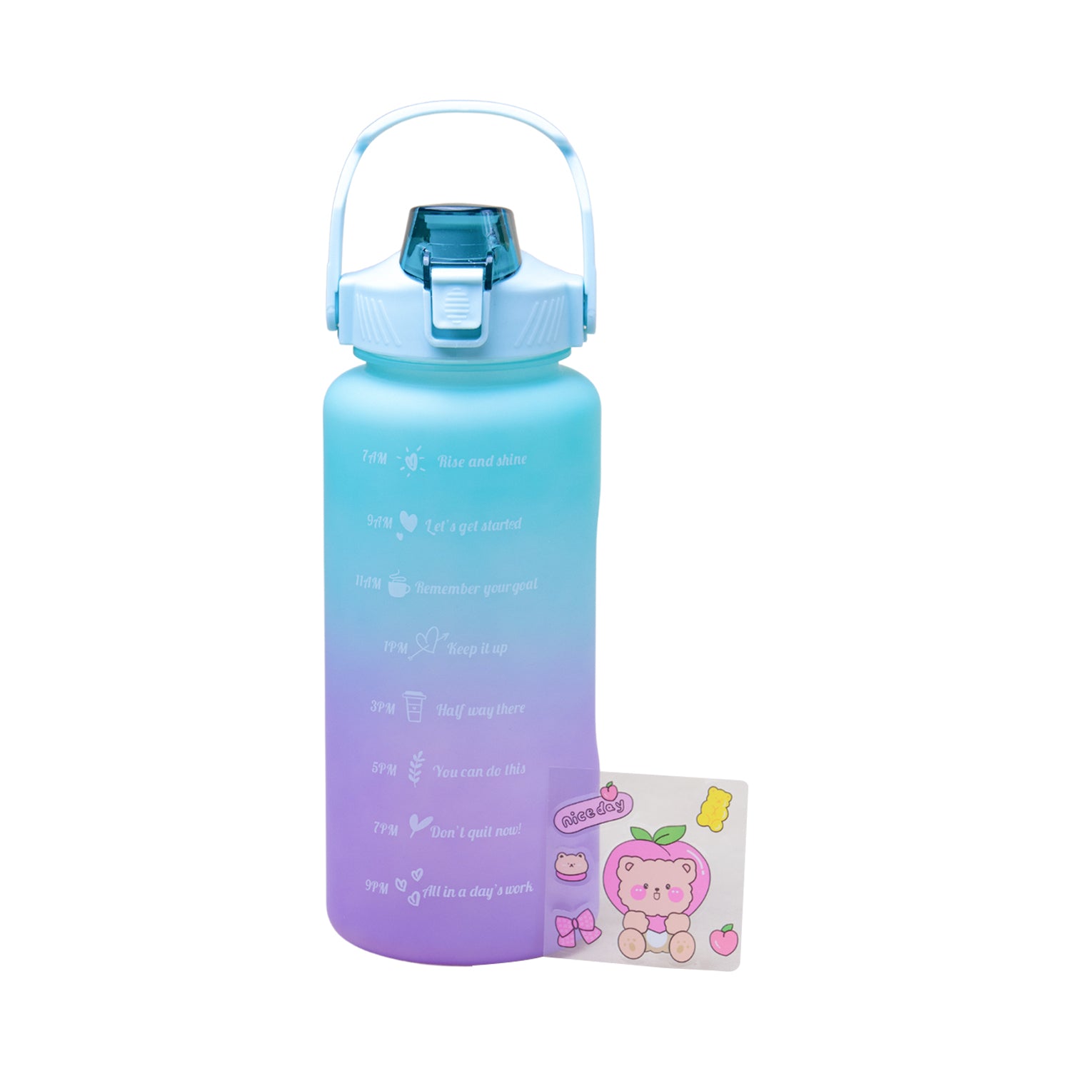 Gradiant Prints Plastic Water Storage Bottle 2000mL
