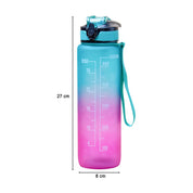 Gradiant Prints Plastic Water Bottle 1000mL