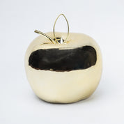 Ceramic Apple sculpture - Golden Décor Ornament