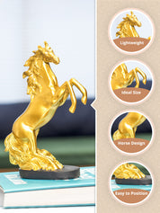 Decorative Horse Statue - 14CM | Horse Sculpture Decor Object White 14CM