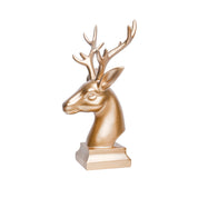 Decorative Deer Statue - 15CM | Deer Sculpture Decor Object White 15CM