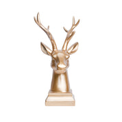 Decorative Deer Statue - 15CM | Deer Sculpture Decor Object White 15CM