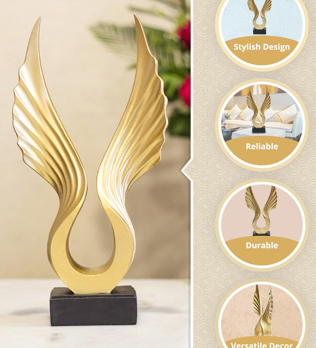 Decorative Wings Statue Home & Office Décor 15CM - MARKET99