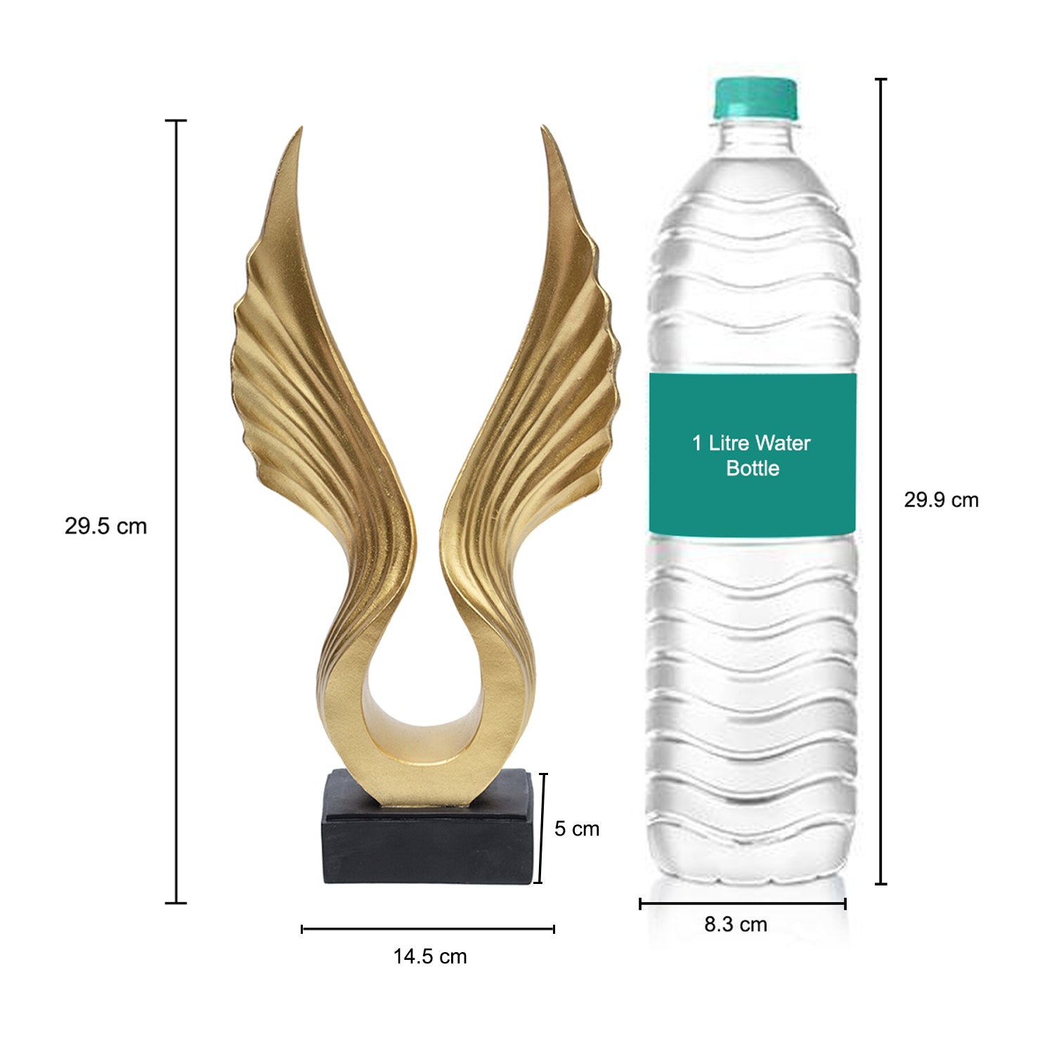 Decorative Wings Statue Home & Office Décor 14.5CM
