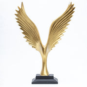 Decorative Golden Wings Statue Home & Office Décor 21CM