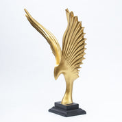 Decorative Golden Wings Statue Home & Office Décor 21CM