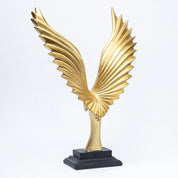 Decorative Golden Wings Statue Home & Office Décor 21CM