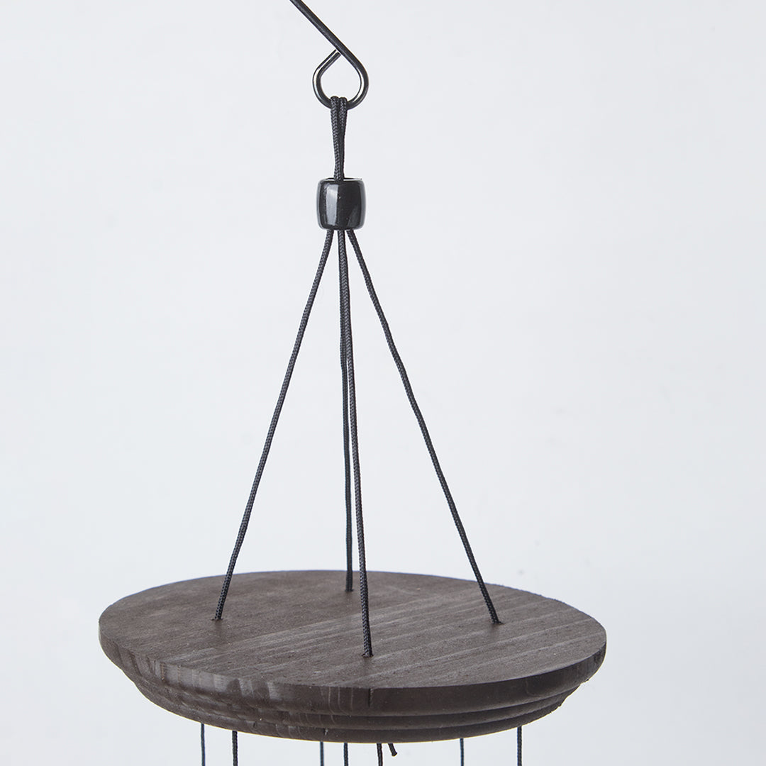 Unique Golden Decorative Wind Chime For Home - 11.5 X 11.5 X 55 Cm