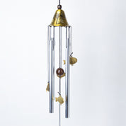Unique Copper Decorative Wind Chime For Home - 7 X 7 X 53.5 Cm